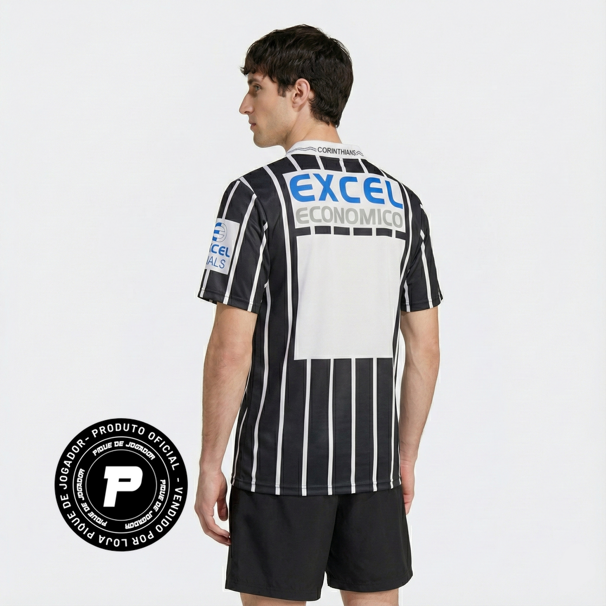 Camisa Retrô Corinthians 1997/98 II, camisa vasco, PIQUE DE JOGADOR, -PIQUE DE JOGADOR