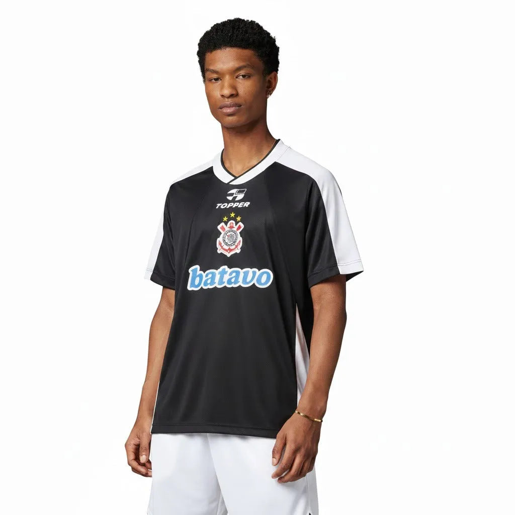Camisa Retrô Corinthians 2000/01 II, camisa vasco, PIQUE DE JOGADOR, -PIQUE DE JOGADOR