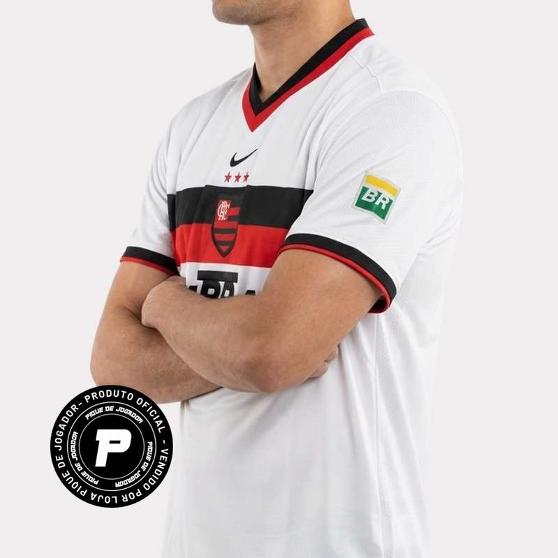 Camisa Retrô Flamengo 2001 Away, Camisas de Futebol, PIQUE DE JOGADOR, -PIQUE DE JOGADOR