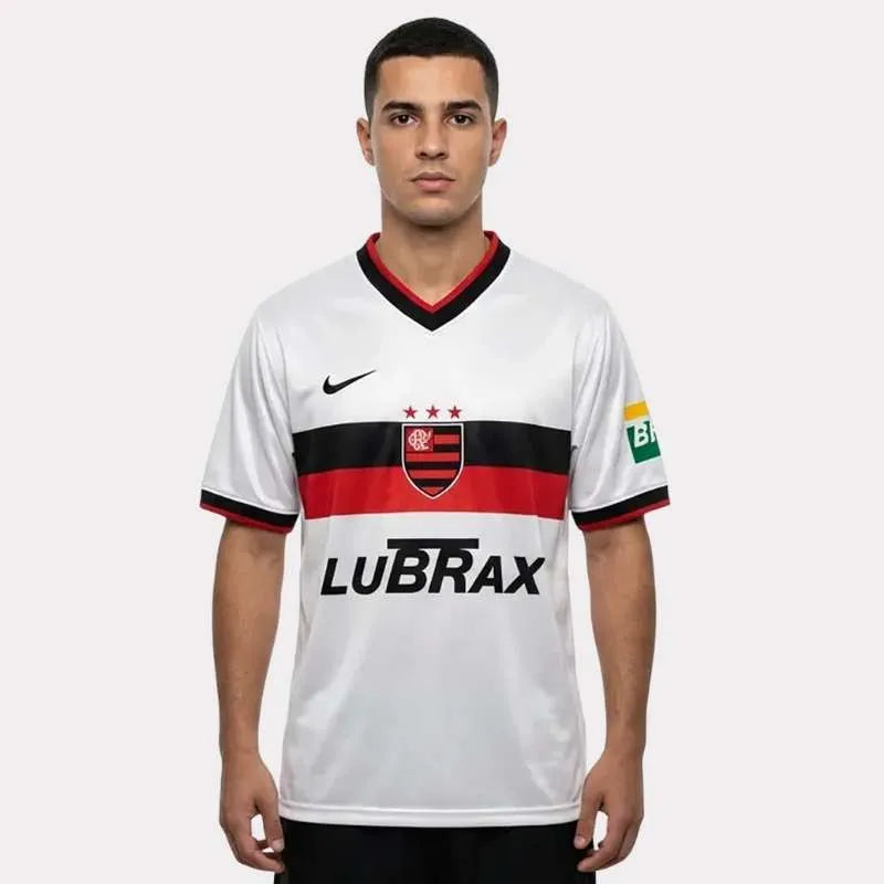 Camisa Retrô Flamengo 2001 Away, Camisas de Futebol, PIQUE DE JOGADOR, -PIQUE DE JOGADOR