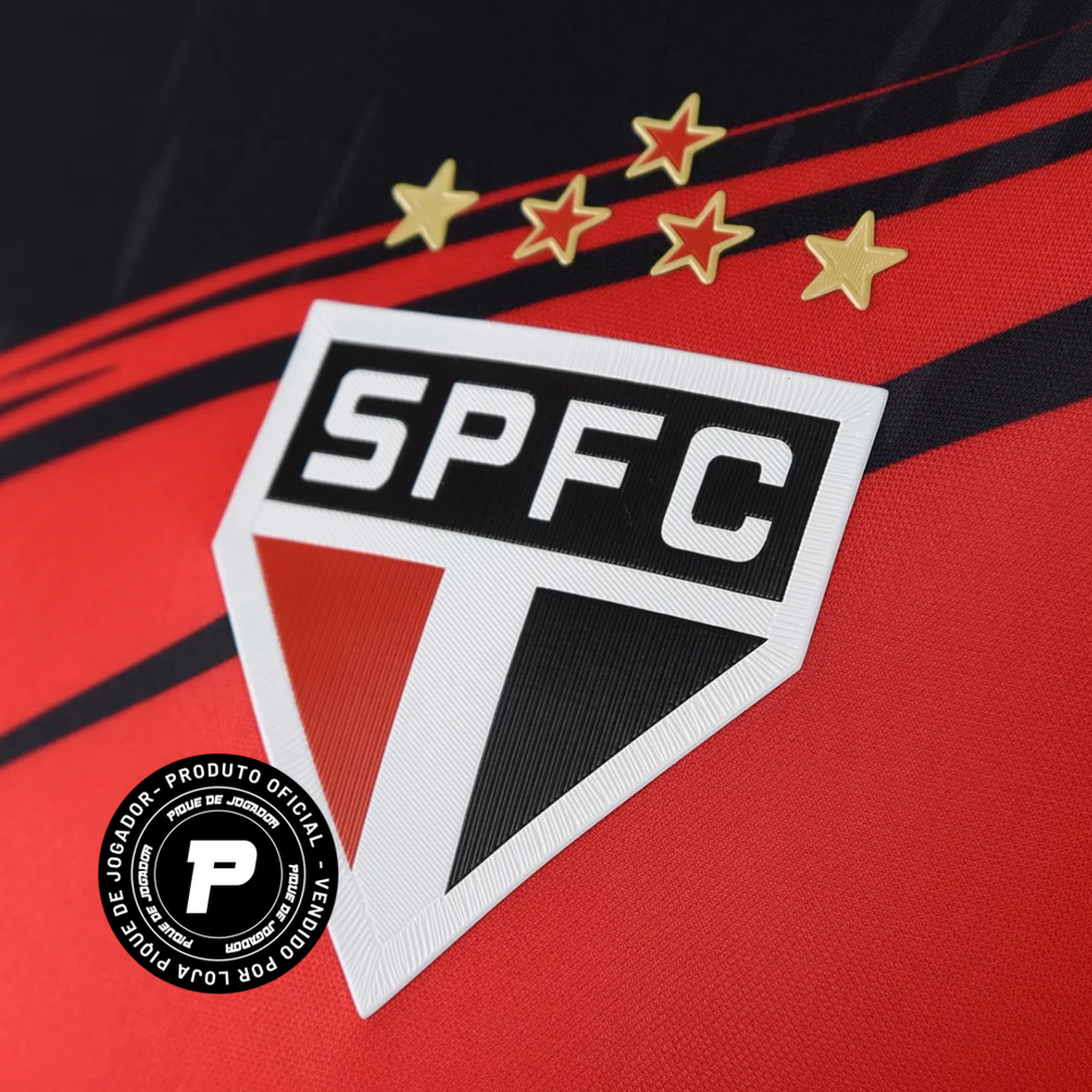 Camisa São Paulo Goleiro 25/26 Preta - NB Torcedor Masculina, camisa são paulo, PIQUE DE JOGADOR, -PIQUE DE JOGADOR