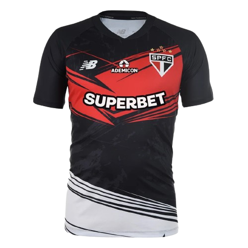 Camisa São Paulo Goleiro 25/26 Preta - NB Torcedor Masculina, camisa são paulo, PIQUE DE JOGADOR, -PIQUE DE JOGADOR