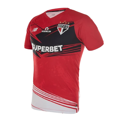 Camisa São Paulo Goleiro 25/26 Vermelha - NB Torcedor Masculina, camisa são paulo, PIQUE DE JOGADOR, -PIQUE DE JOGADOR