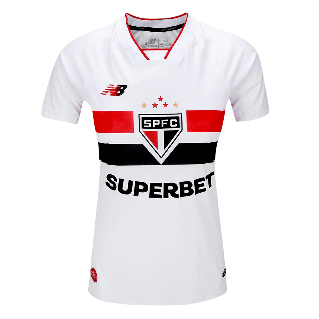 Camisa São Paulo Home 26/27 - NB Feminina, , PIQUE DE JOGADOR, -PIQUE DE JOGADOR