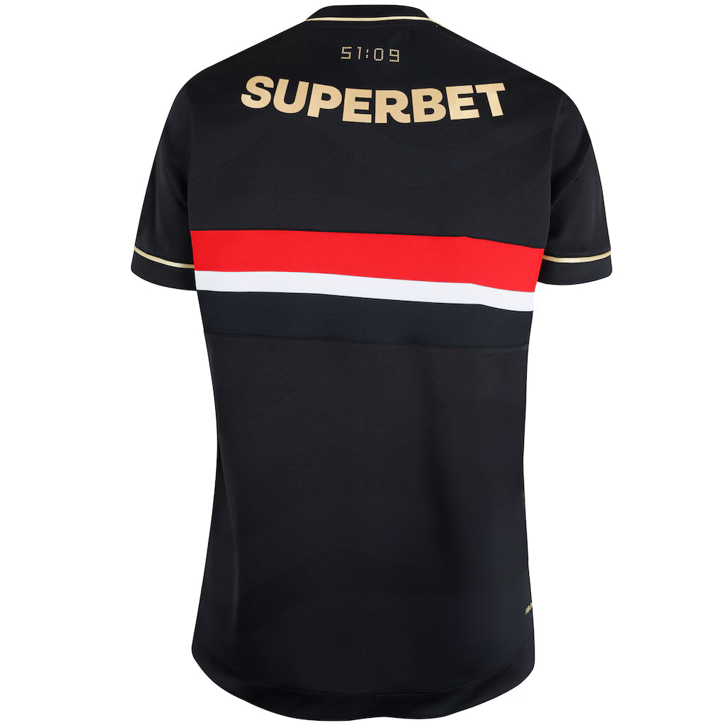 Camisa São Paulo III 25/26 - NB Feminina, , PIQUE DE JOGADOR, -PIQUE DE JOGADOR