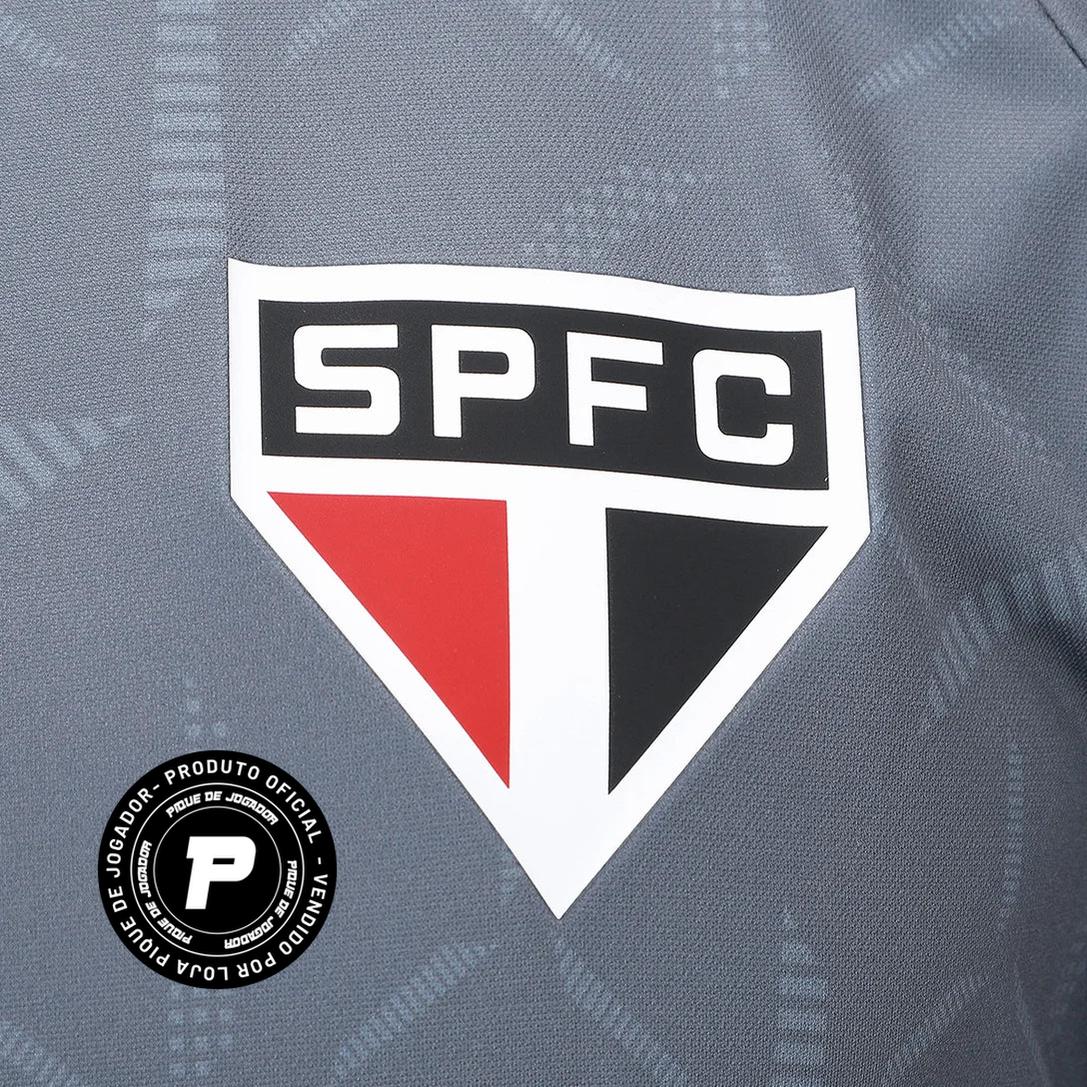 Camisa São Paulo Treino Cinza 25/26 - NB Torcedor Masculina Lançamento, camisa são paulo, PIQUE DE JOGADOR, -PIQUE DE JOGADOR