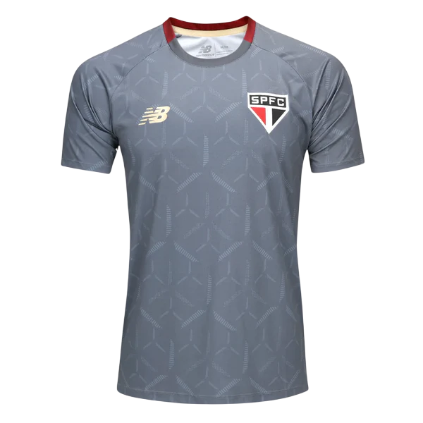 Camisa São Paulo Treino Cinza 25/26 - NB Torcedor Masculina Lançamento, camisa são paulo, PIQUE DE JOGADOR, -PIQUE DE JOGADOR