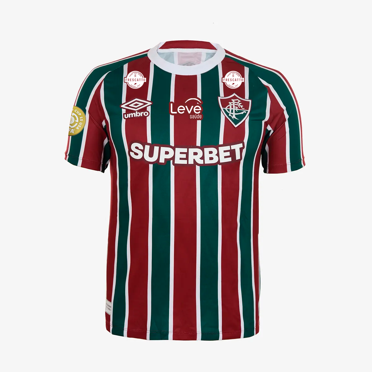 Camisa Umbro Fluminense 2025/26 I Com Patrocinios, Camisas de Futebol, PIQUE DE JOGADOR, -PIQUE DE JOGADOR