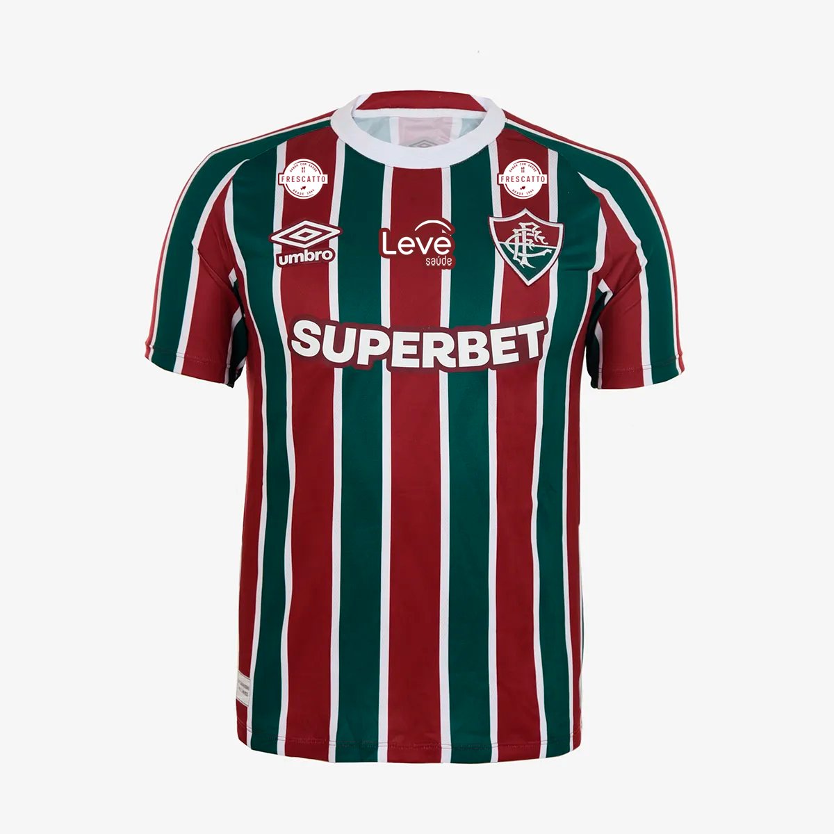 Camisa Umbro Fluminense 2025/26 I Com Patrocinios, Camisas de Futebol, PIQUE DE JOGADOR, -PIQUE DE JOGADOR