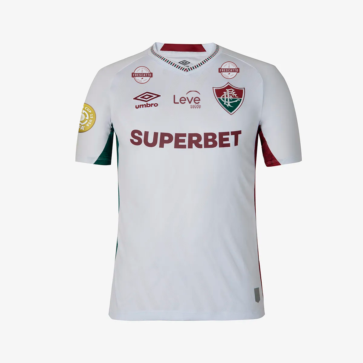 Camisa Umbro Fluminense 2025/26 II Com Patrocinios, Camisas de Futebol, PIQUE DE JOGADOR, -PIQUE DE JOGADOR