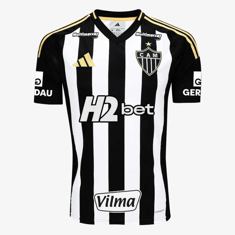 Camisa Adidas Atlético Mineiro 25/26 Home C/ Patrocínios