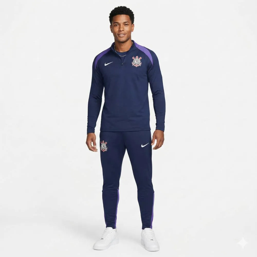 Conjunto de Treino Corinthians 25/26 Roxo - Nike, Conjunto PSG 2122 Preta e Rosa - Nike - Com Fecho, PIQUE DE JOGADOR, -PIQUE DE JOGADOR