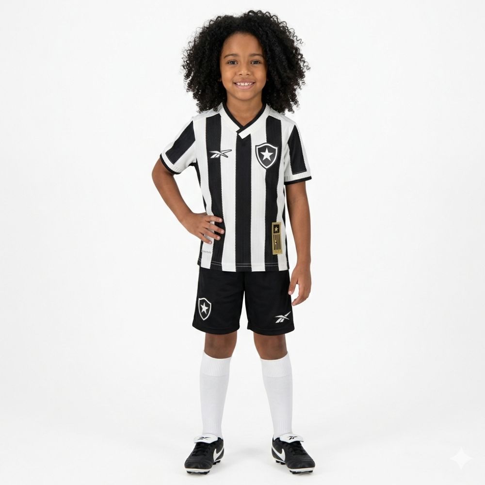 Conjunto Infantil Reebok Botafogo 25/26 I Feminino