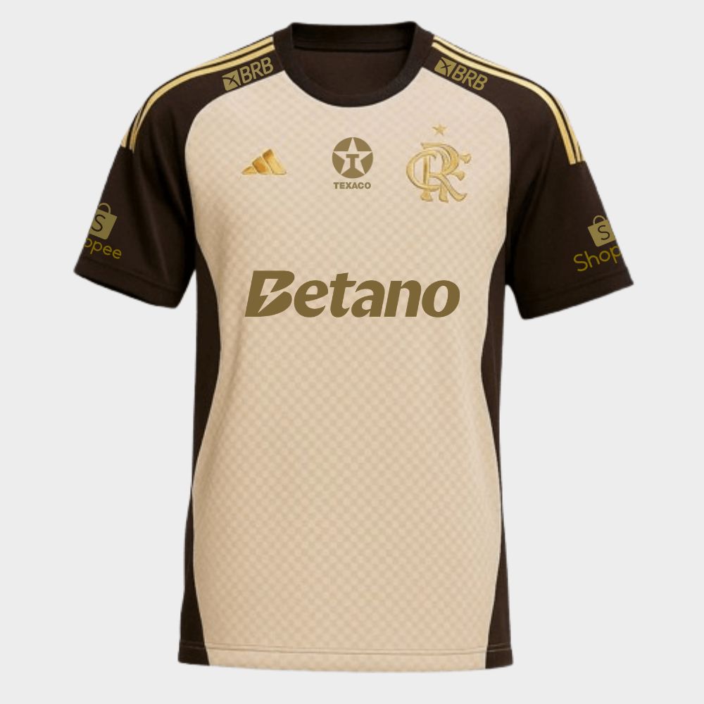 Camisa Adidas Flamengo 26/27 Treino C/ Patrocínios