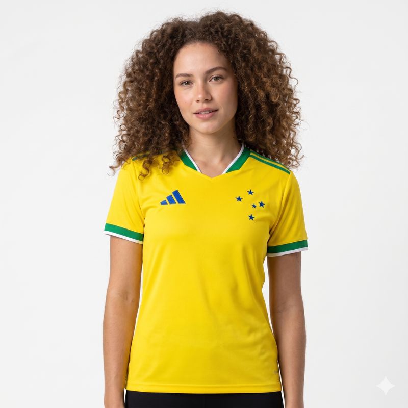 Camisa Feminina Adidas Cruzeiro Brasil 2026