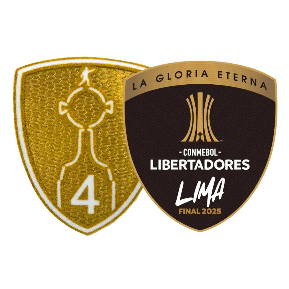 Patchs Final Libertadores + 4 Troféus