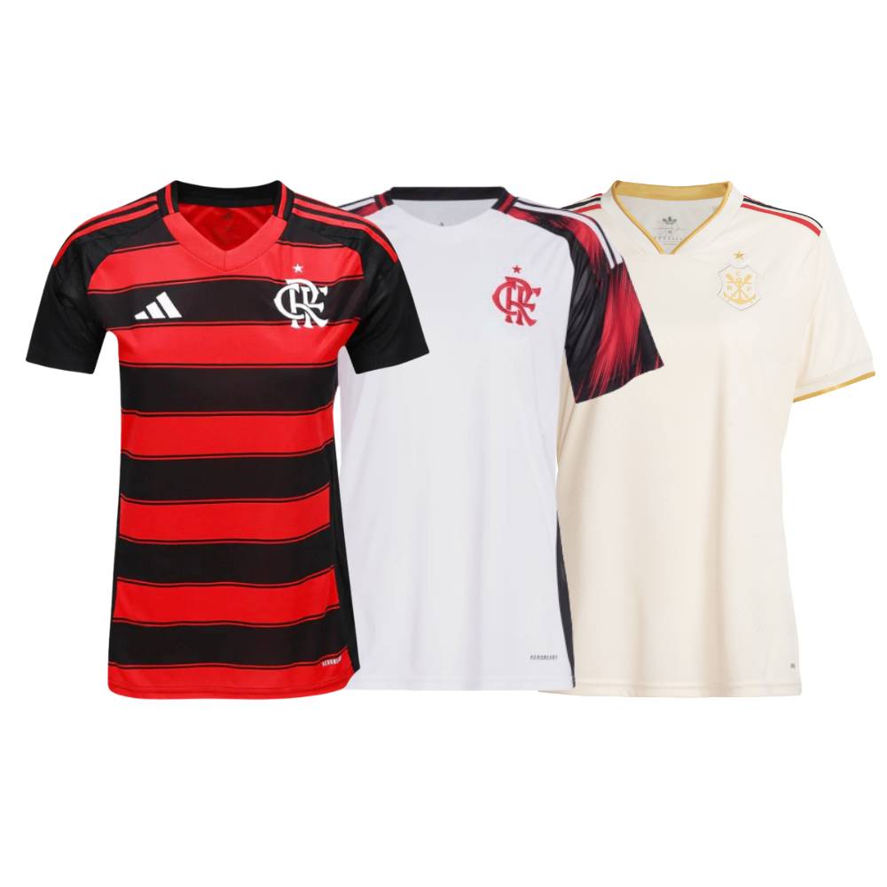 Combo FEMININO Flamengo 3 Unidades