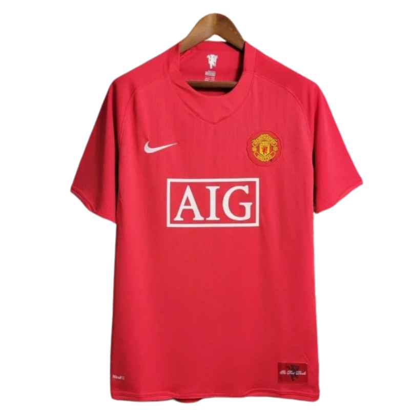 Camisa Manchester United 2007/08 Home Retrô Masculino