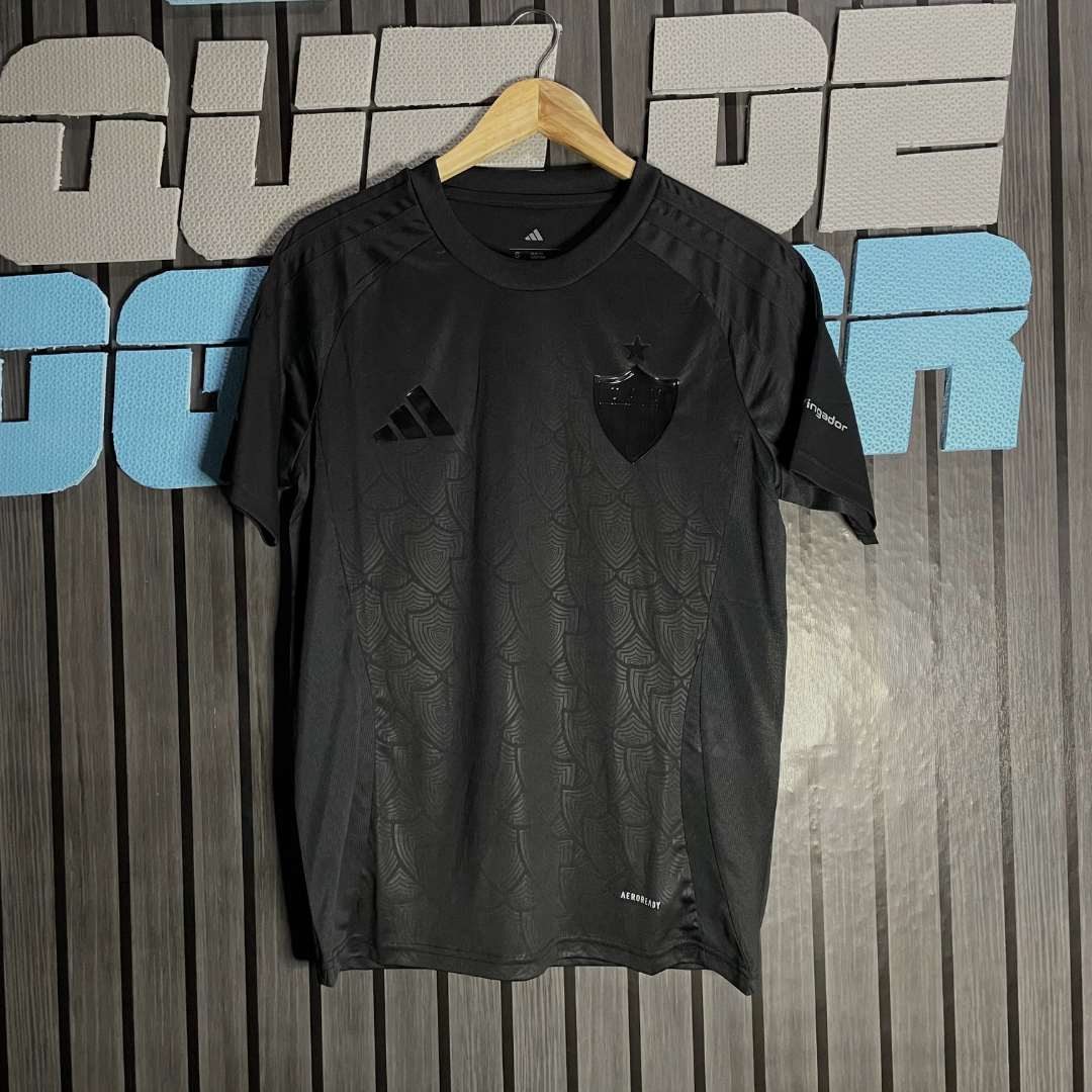 Camisa Adidas Atlético Mineiro 25/26 All Black C/ Patch Sulamericana