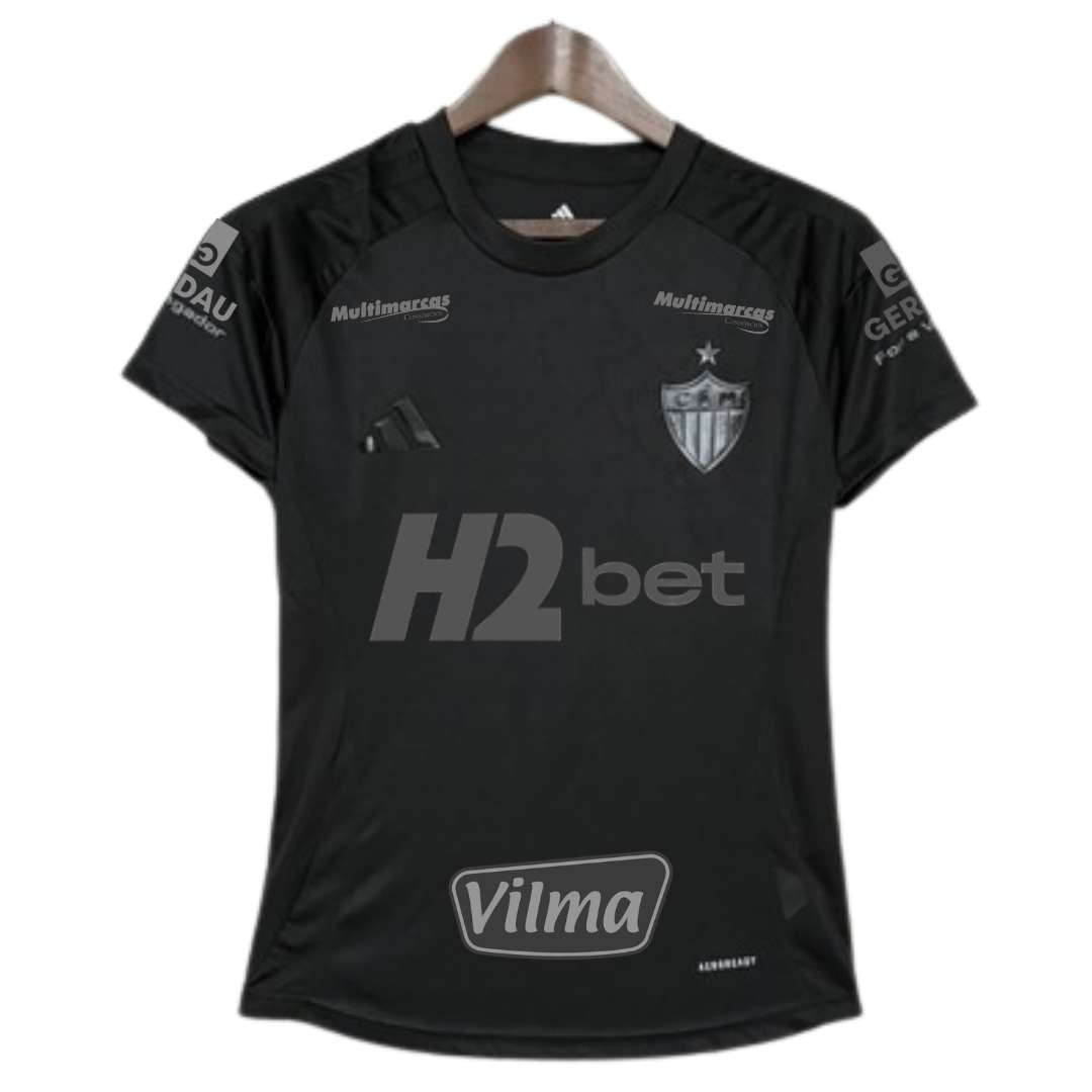 Camisa Feminina Adidas Atlético Mineiro 25/26 All Black