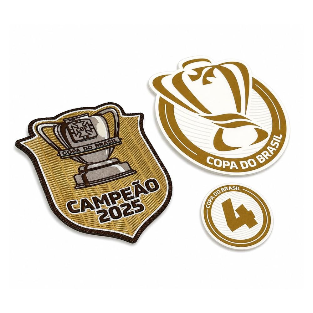Patch Campeão Copa do Brasil 2025 + Patch Tetra