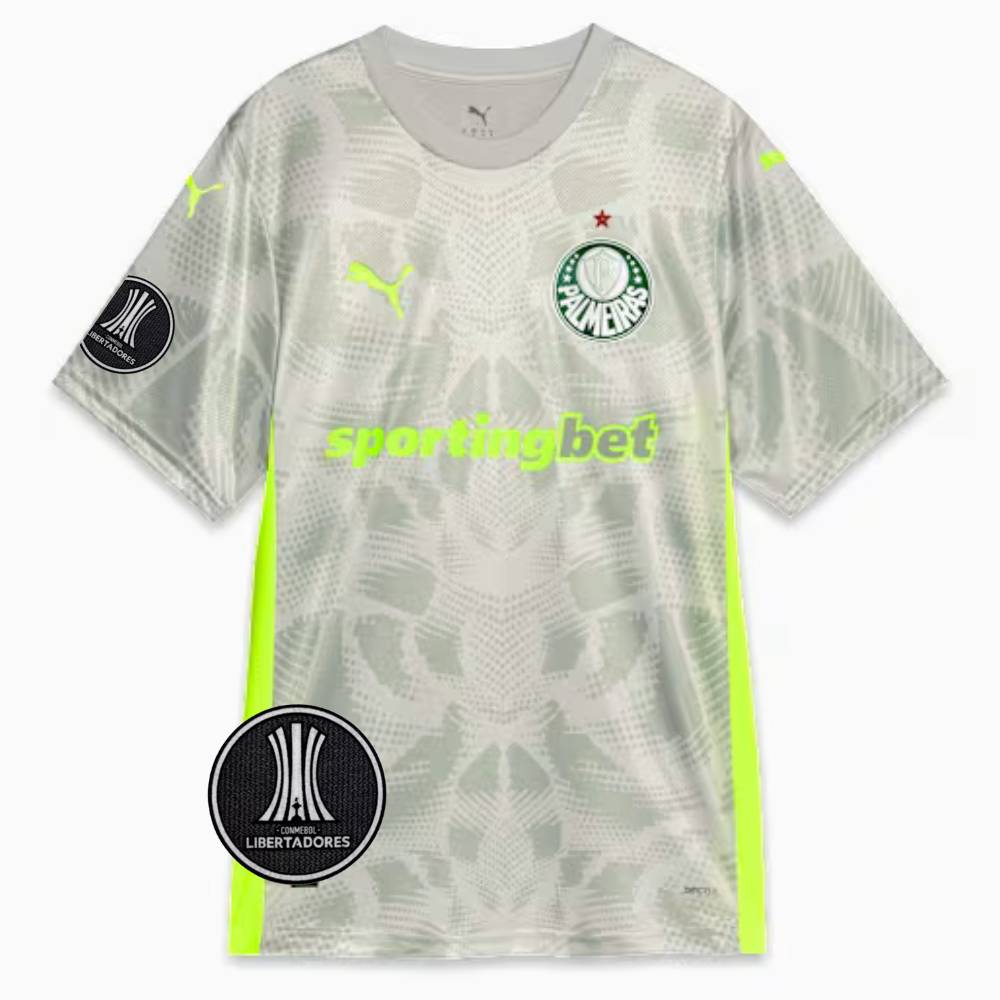 Camisa Goleiro Palmeiras 2025/26 III Jogador C/ Patch Libertadores