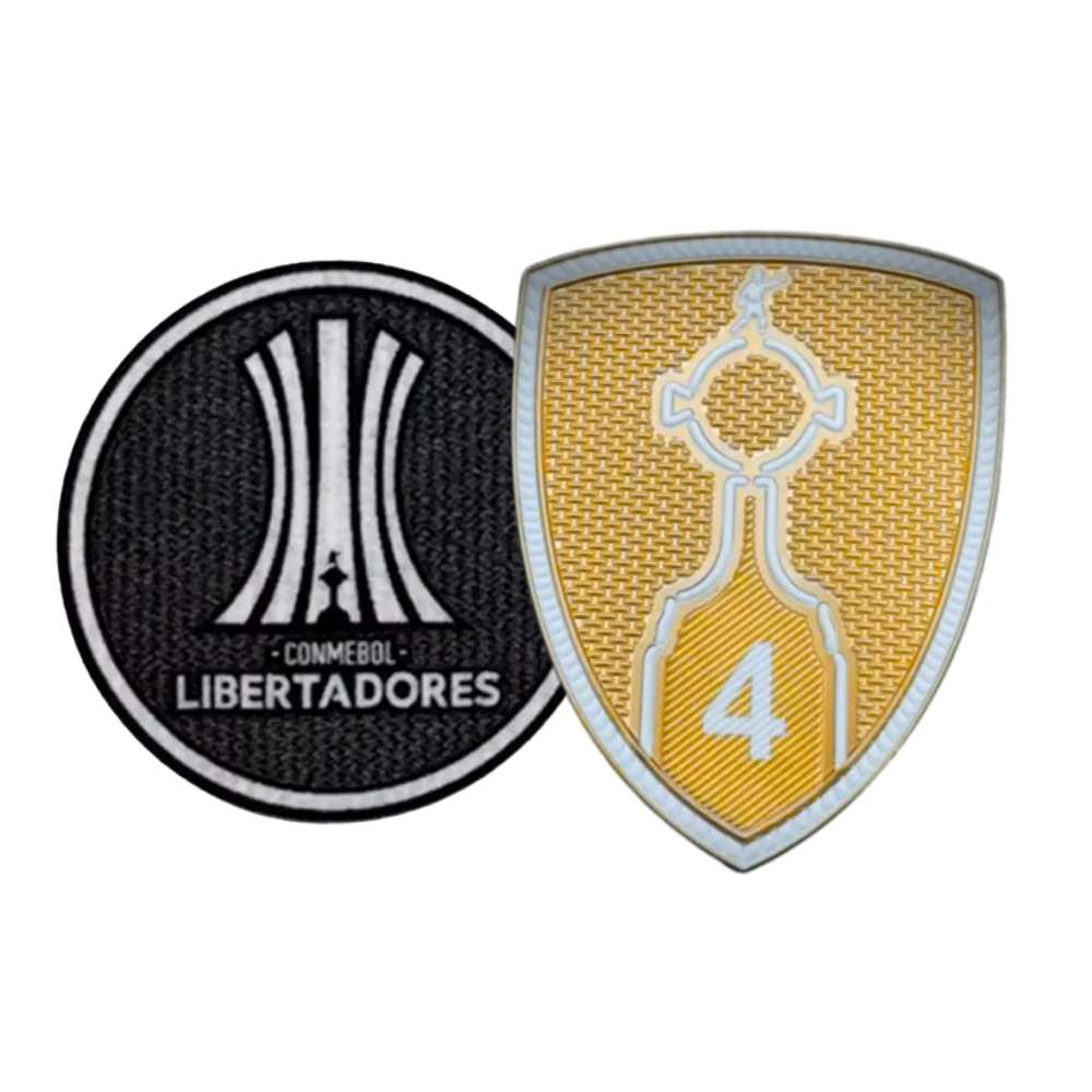 Patches Libertadores 4 Troféus