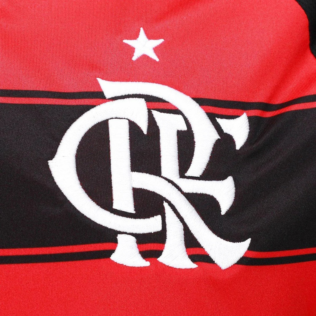 Camisa Adidas Flamengo 25/26 I M. Longa Campeão Libertadores 2025