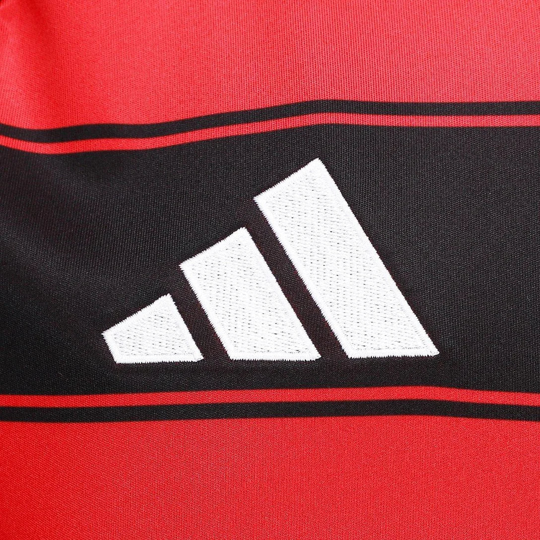 Camisa Adidas Flamengo 25/26 I M. Longa Campeão Libertadores 2025