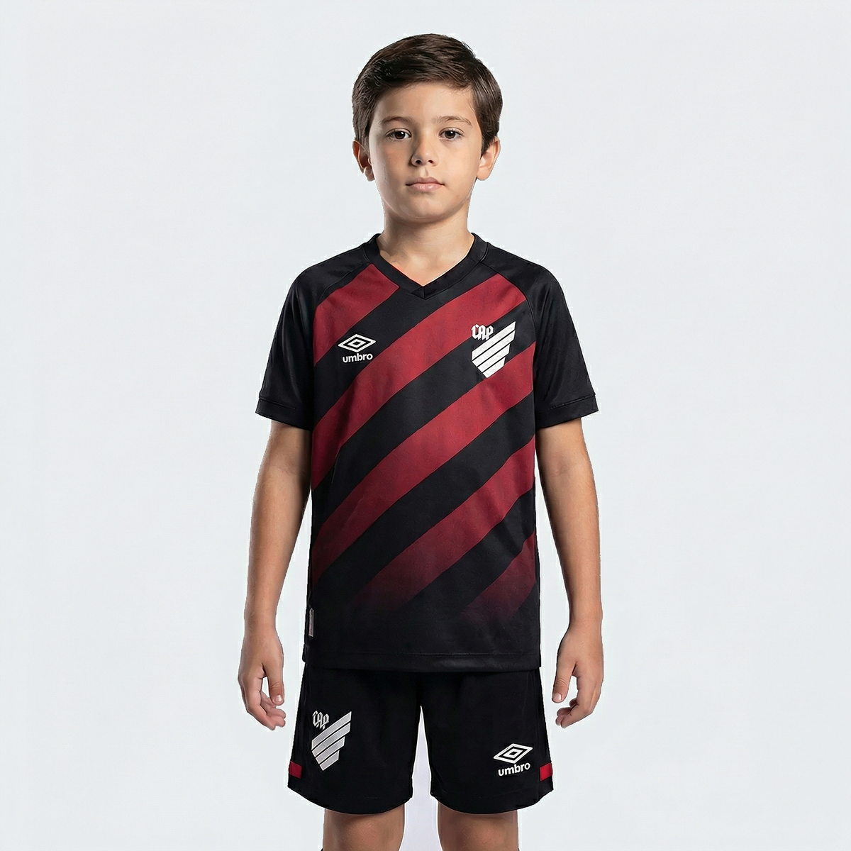 Kit Infantil Athletico Paranaense 2026/27 I Torcedor, camisa infantil cruzeiro, PIQUE DE JOGADOR, -PIQUE DE JOGADOR