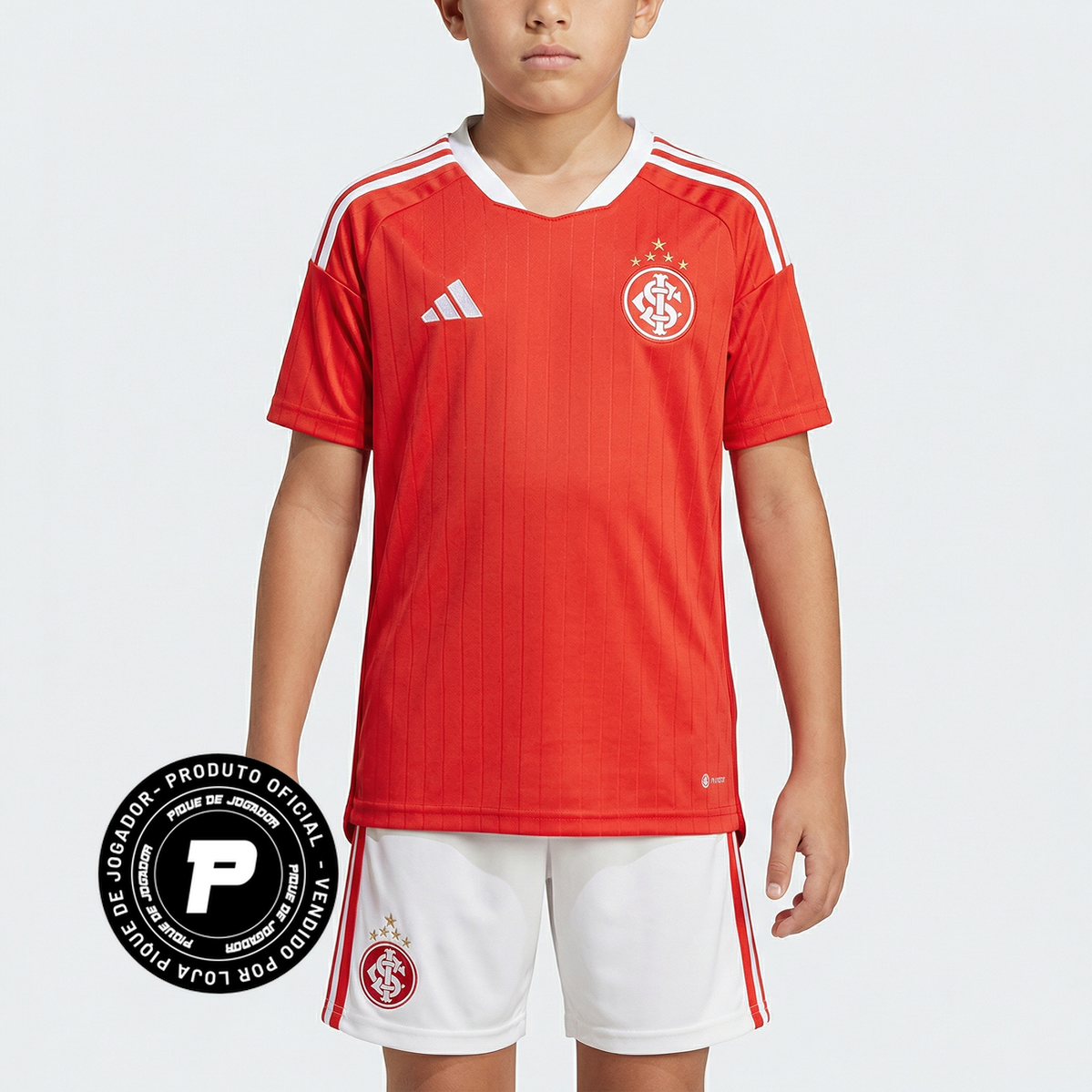 Kit Infantil Internacional 2026/27 I Torcedor, camisa infantil cruzeiro, PIQUE DE JOGADOR, -PIQUE DE JOGADOR