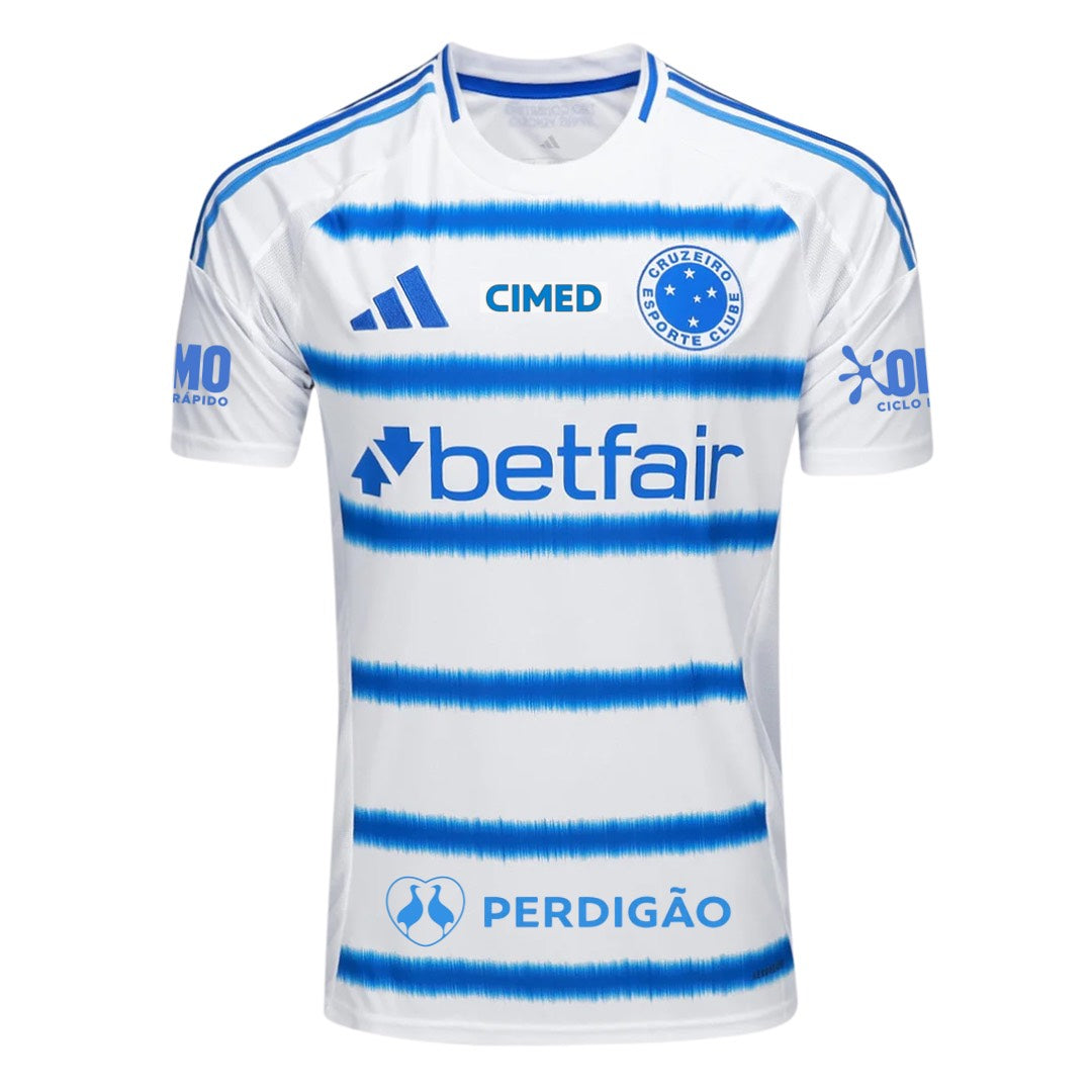 Camisa Adidas Cruzeiro 25/26 Away C/ Patrocínios