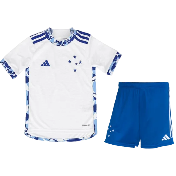 Conjunto Infantil Adidas Cruzeiro 24/25 Away