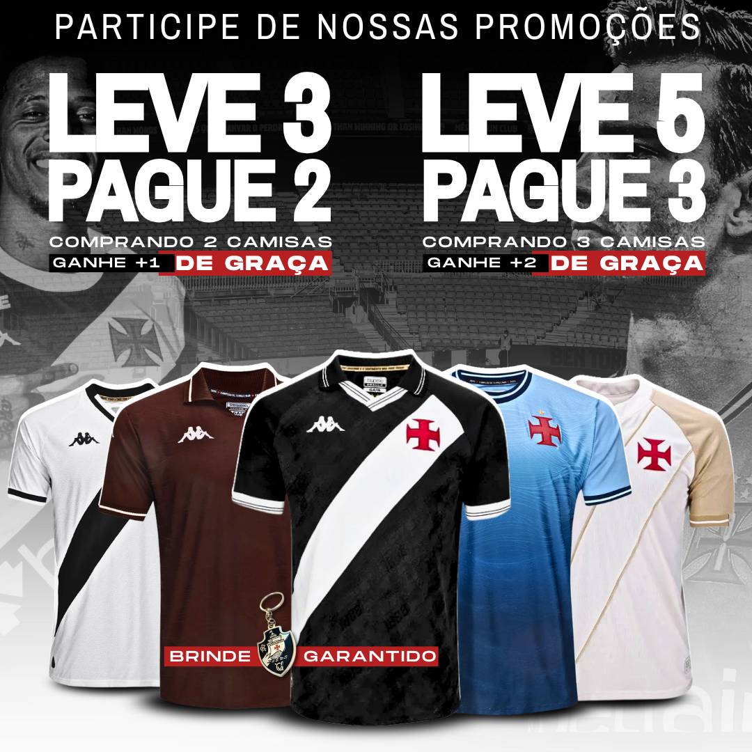 Camisa Kappa Vasco III 25/26 Jogador