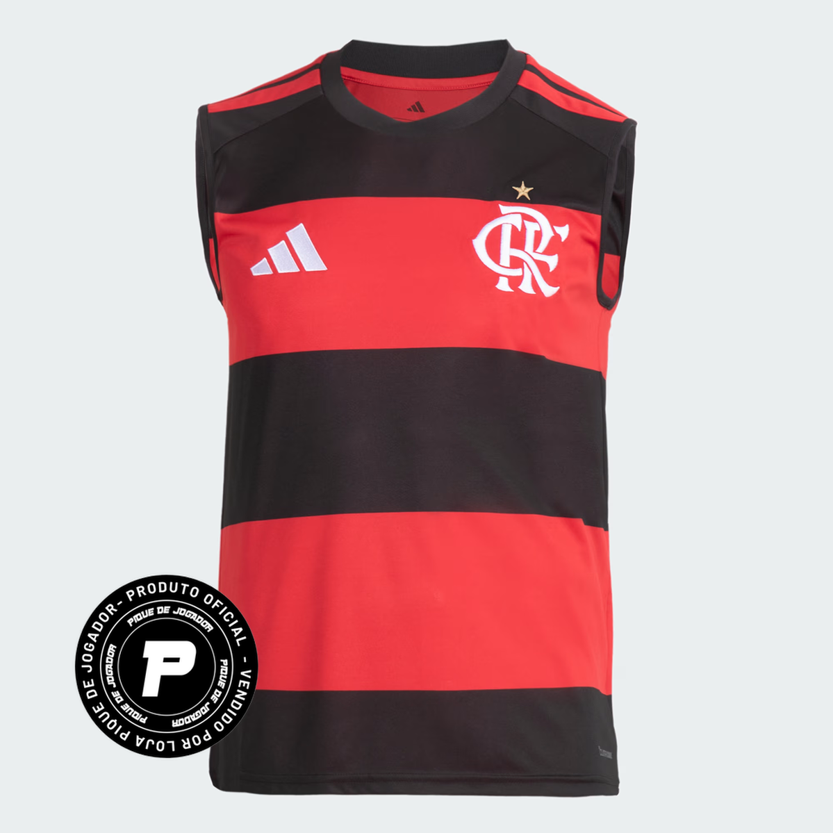 Regata Adidas Flamengo 2026/27 I, Camisa Futebol, Adidas, VISTA O MANTO! Conheça a Camisa I CR Flamengo 26, uma mistura de tradição no futebol e inovação adidas. Criada para aqueles que vivem e respiram o esporte, esta é mais do que apenas uma camisa - é um símbolo de herança e paixão.Refrescante. Seca. Pronta. A tecnologia Climacool absorve e dispersa o suor para um desempenho sem distrações, permitindo que você se concentre no jogo. Adornada com o escudo costurado do clube, esta camisa é um testemunho da 