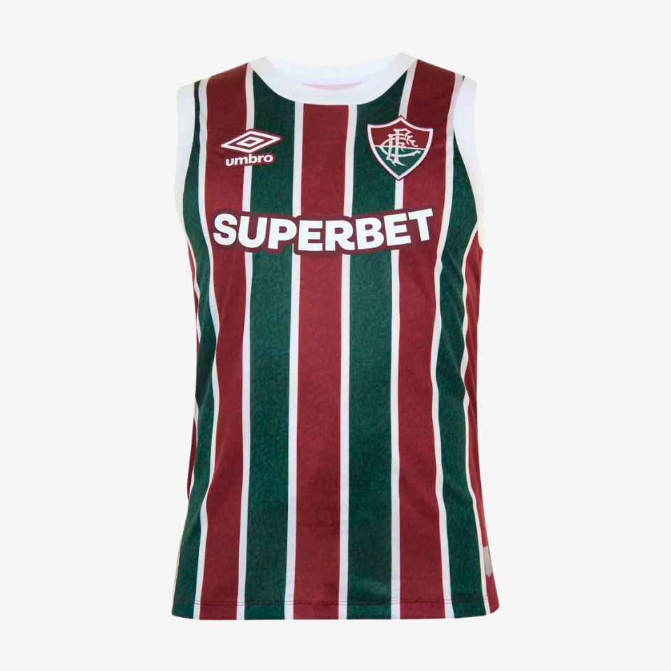 Regata Umbro Fluminense 2024/25 I, Camisas de Futebol, PIQUE DE JOGADOR, -PIQUE DE JOGADOR