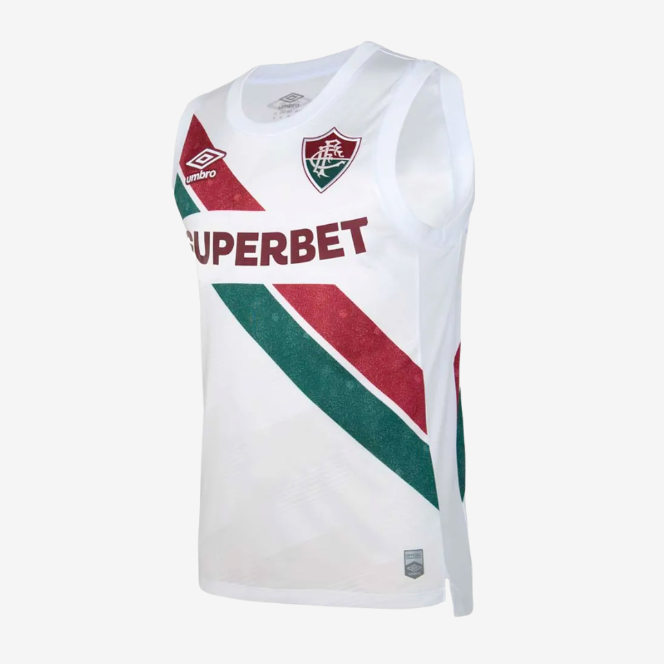 Regata Umbro Fluminense 2024/25 II, Camisas de Futebol, PIQUE DE JOGADOR, -PIQUE DE JOGADOR