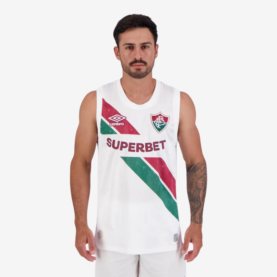 Regata Umbro Fluminense 2024/25 II, Camisas de Futebol, PIQUE DE JOGADOR, -PIQUE DE JOGADOR