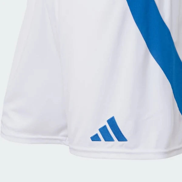 Shorts Cruzeiro 25/26 Home, Camisa Futebol, Adidas, Ficha do Produto TecnologiaAeroReady: Sistema que controla o excesso de umidade do corpo, garantindo a rápida secagem do suor durante os exercícios. Composição: 100% PoliésterMarca: AdidasIndicada para: Jogo/CasualGênero: MasculinoEscudo: EmborrachadoOrigem: ImportadoManga: Curta-PIQUE DE JOGADOR