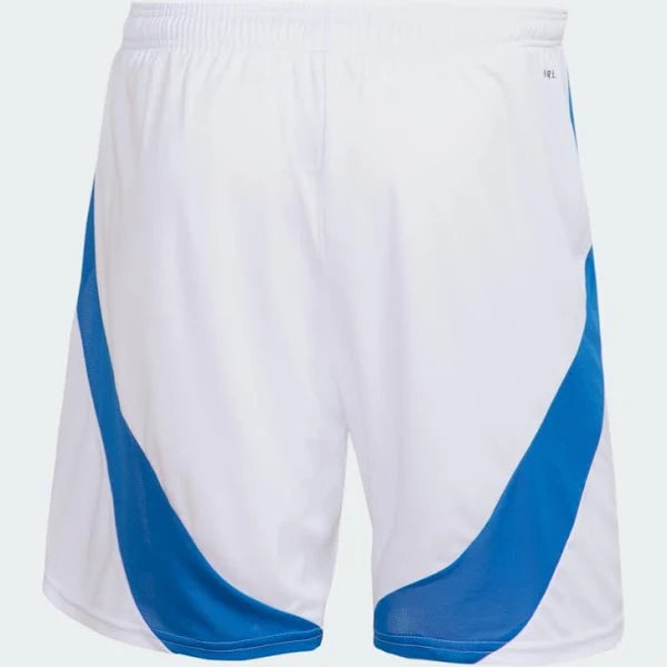 Shorts Cruzeiro 25/26 Home, Camisa Futebol, Adidas, Ficha do Produto TecnologiaAeroReady: Sistema que controla o excesso de umidade do corpo, garantindo a rápida secagem do suor durante os exercícios. Composição: 100% PoliésterMarca: AdidasIndicada para: Jogo/CasualGênero: MasculinoEscudo: EmborrachadoOrigem: ImportadoManga: Curta-PIQUE DE JOGADOR