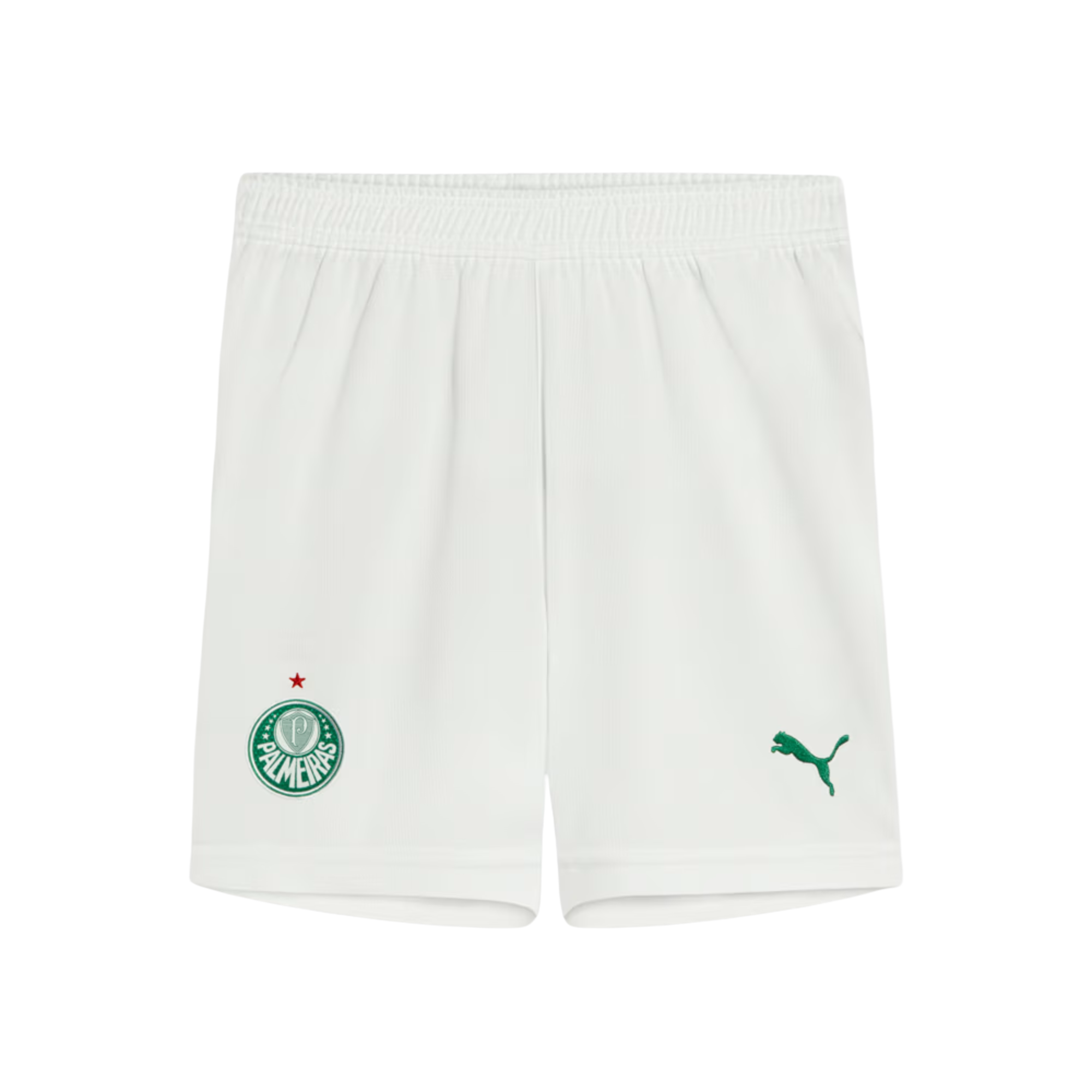 Shorts Palmeiras 2025 I – Torcedor, Camisas de Futebol, PIQUE DE JOGADOR, O Shorts Palmeiras Torcedor Home 2025 celebra as glórias do Verdão com um design que une tradição, modernidade e identidade alviverde. Com detalhes inspirados nas conquistas do clube, como as estrelas que representam os títulos brasileiros e elementos que remetem à bandeira do Brasil, o modelo é ideal para quem veste o Palmeiras com orgulho dentro e fora de campo. Características e Benefícios Tecnologia dryCELL: absorve a umidade do c