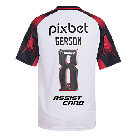Camisa Flamengo 25/26 Away Torcedor Gerson 8 C/ Patrocínios