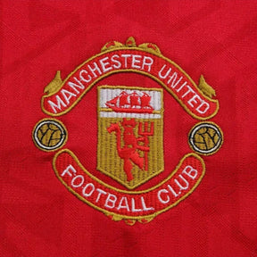 Camisa Manchester United 1992/93 Retrô Manga Longa