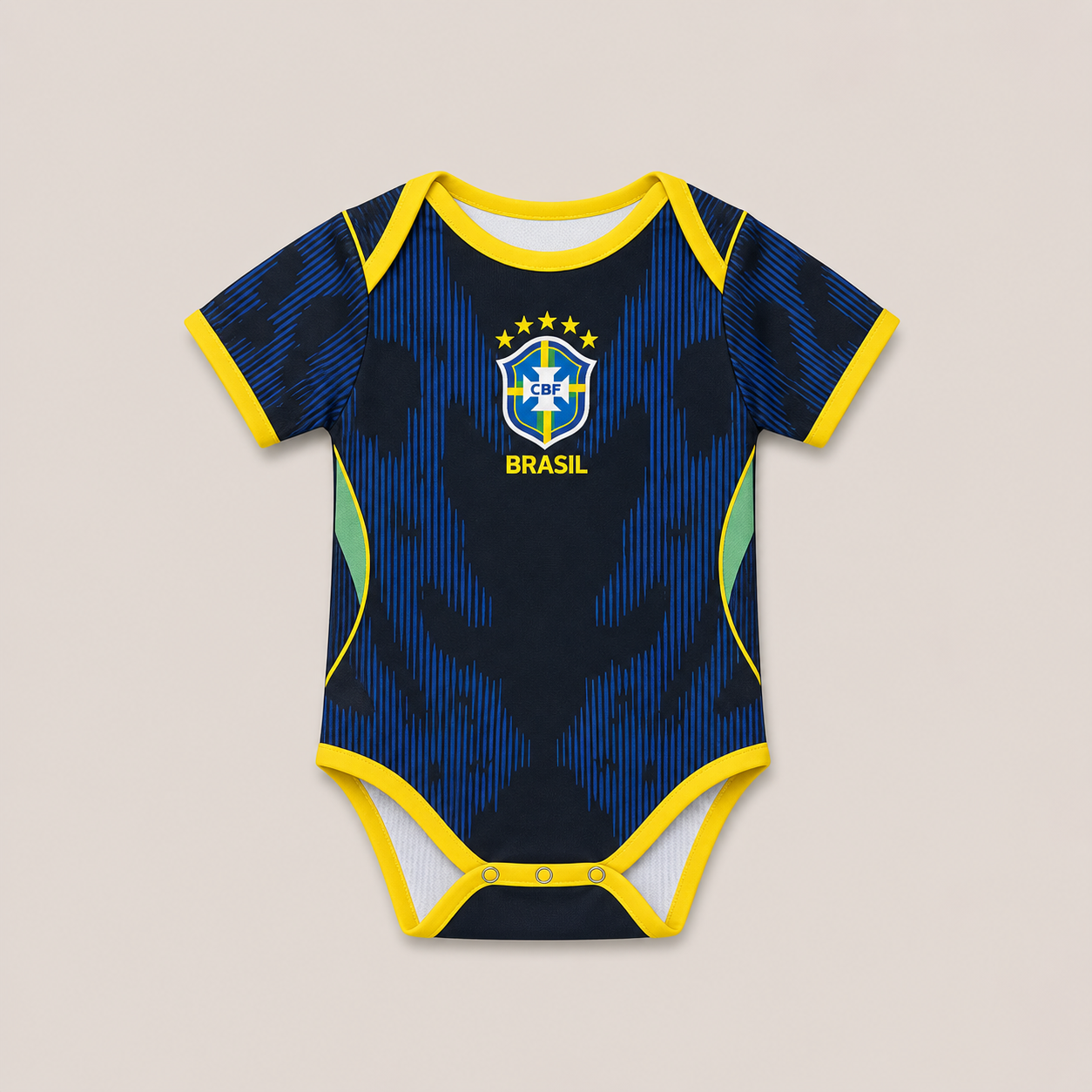 Body Infantil Brasil Azul