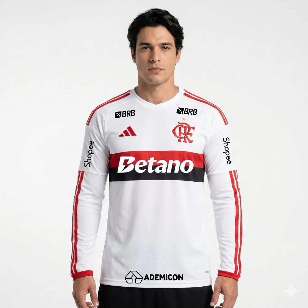 Camisa M. Longa Adidas Flamengo 26/27 Away c/ Patrocínio