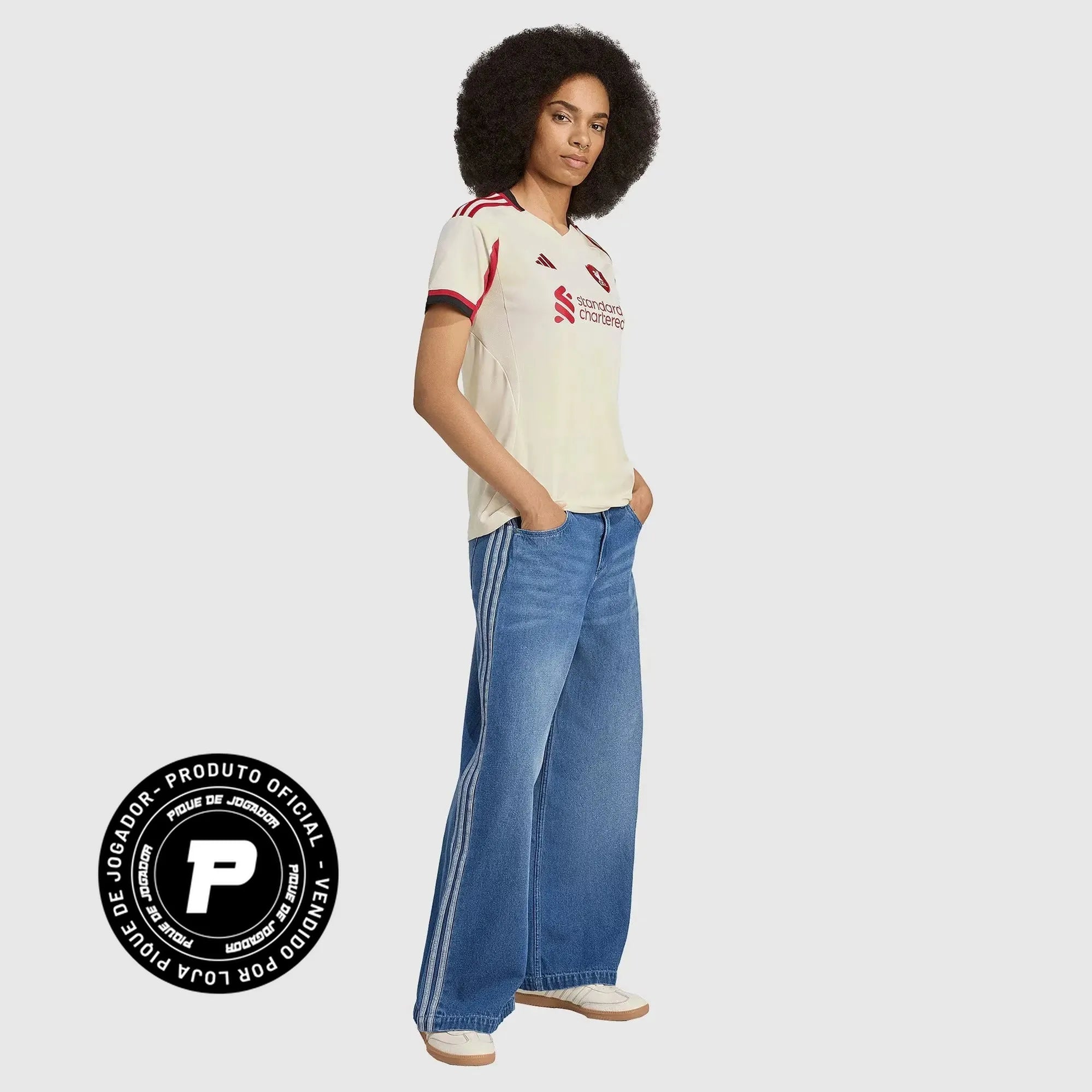 Camisa Feminina adidas Liverpool 2025/26 II, Camisas de Futebol, PIQUE DE JOGADOR, FICHA TÉCNICA Composição: 100% PoliésterGênero: FemininoIndicada para: Jogo/CasualGênero: MasculinoEscudo: EmborrachadoOrigem: ImportadoManga: Curta-PIQUE DE JOGADOR