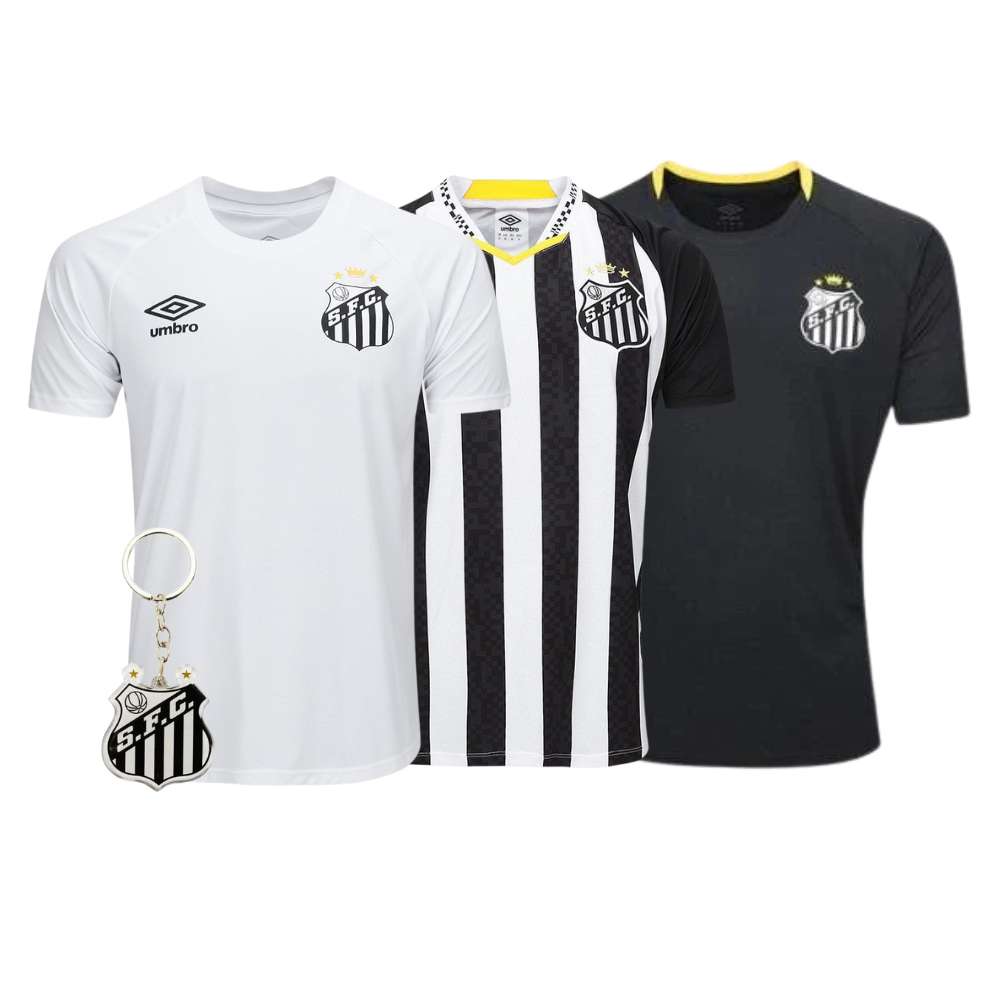 Combo Santos 3 Unidades + Brinde