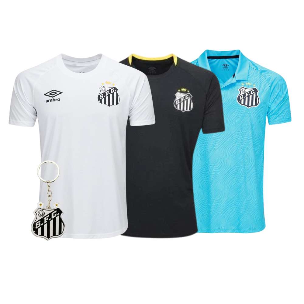 Combo Santos 3 Unidades + Brinde