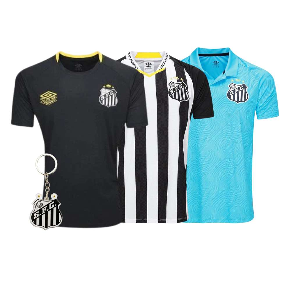 Combo Santos 3 Unidades + Brinde