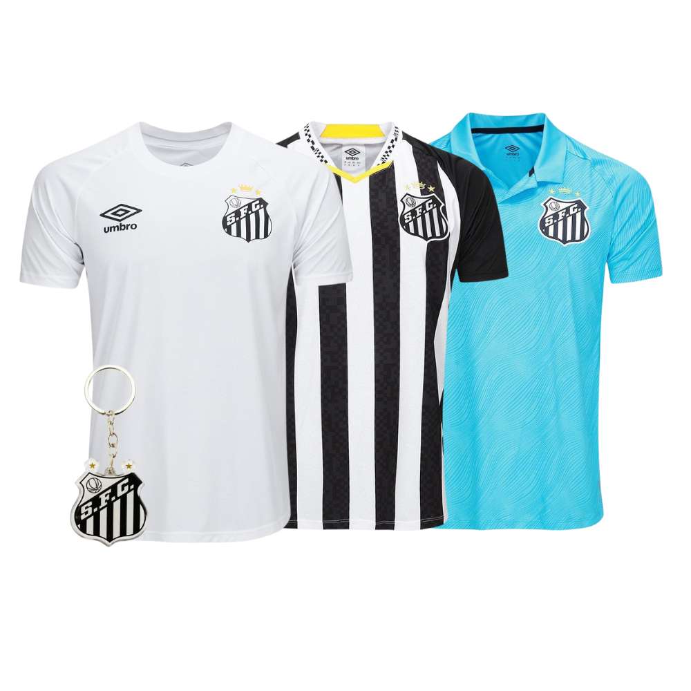 Combo Santos 3 Unidades + Brinde